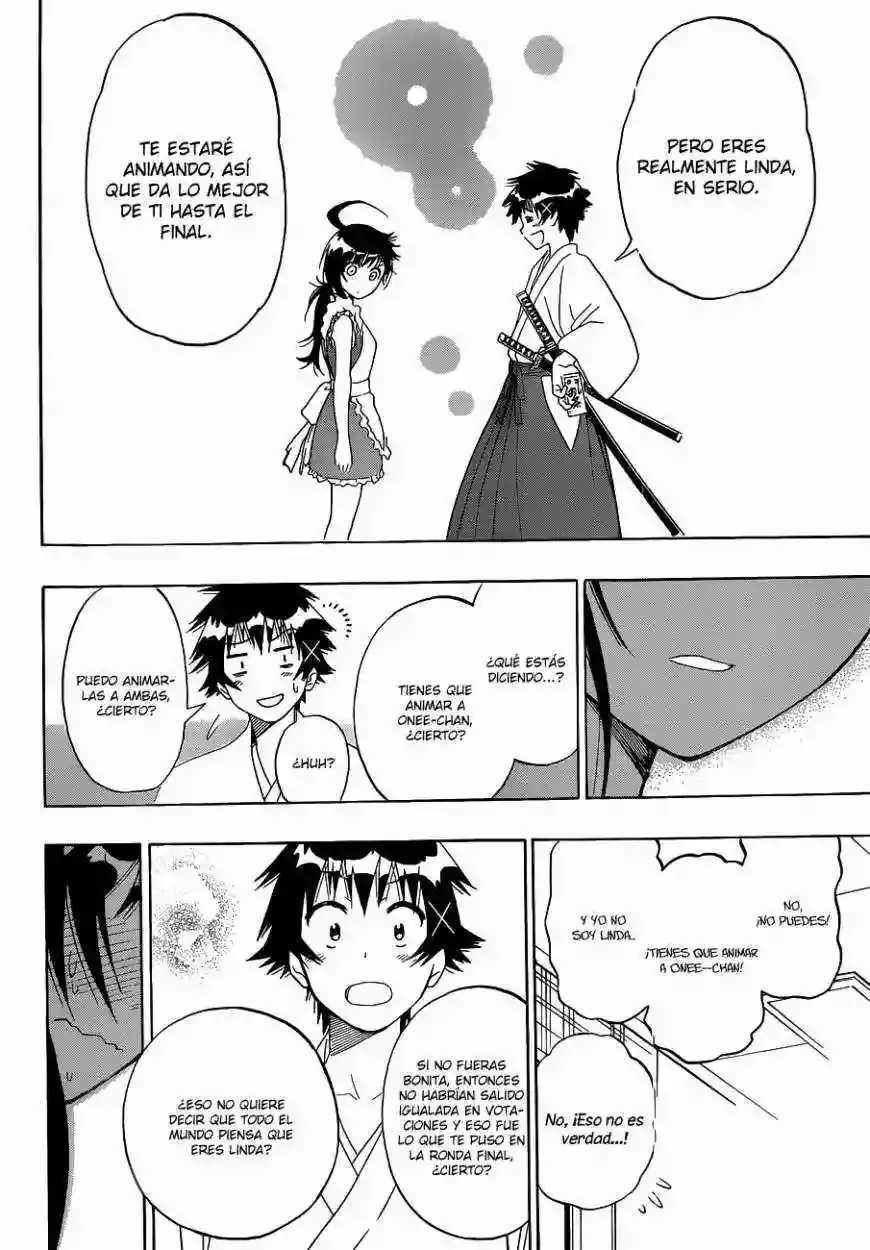 Nisekoi capítulo 133, página 14