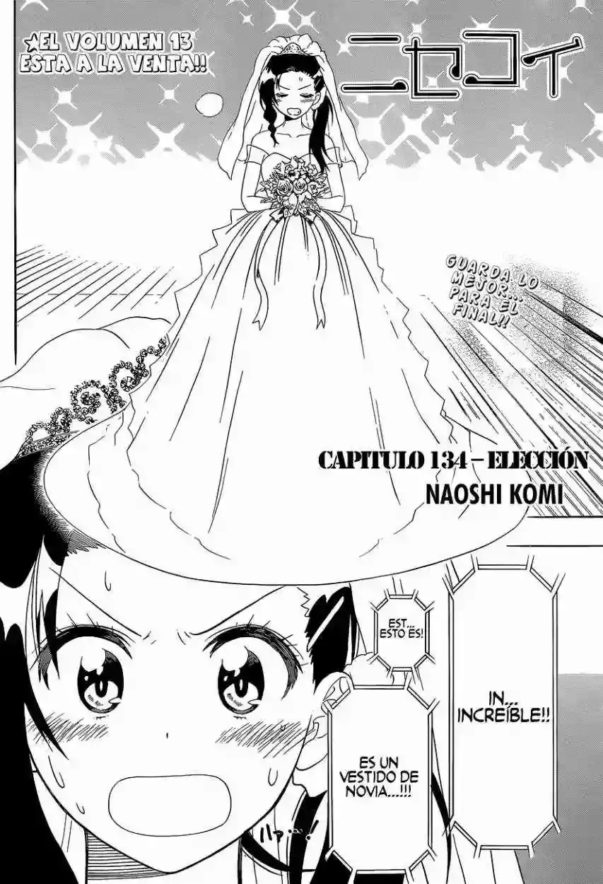 Nisekoi capítulo 134, página 3