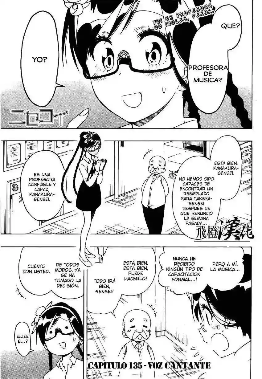 Nisekoi capítulo 135, página 1