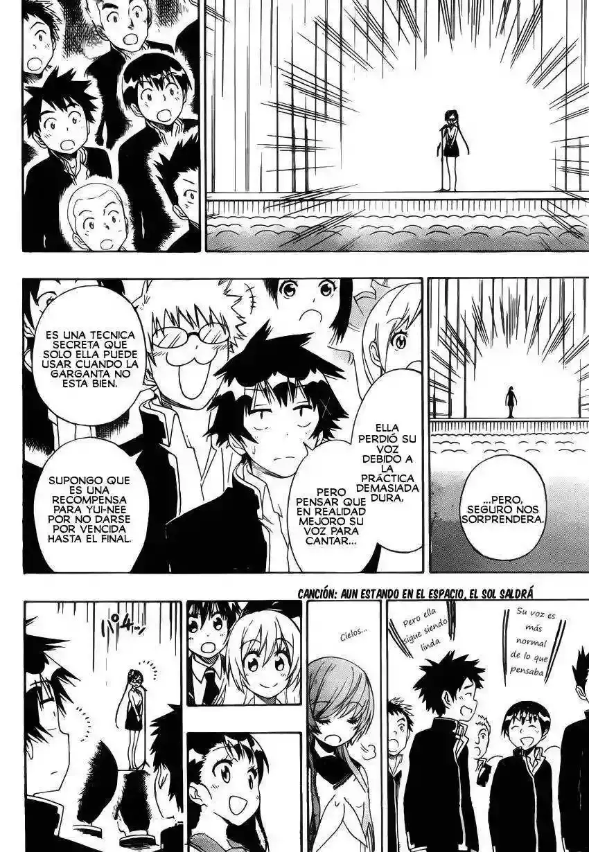 Nisekoi capítulo 135, página 18