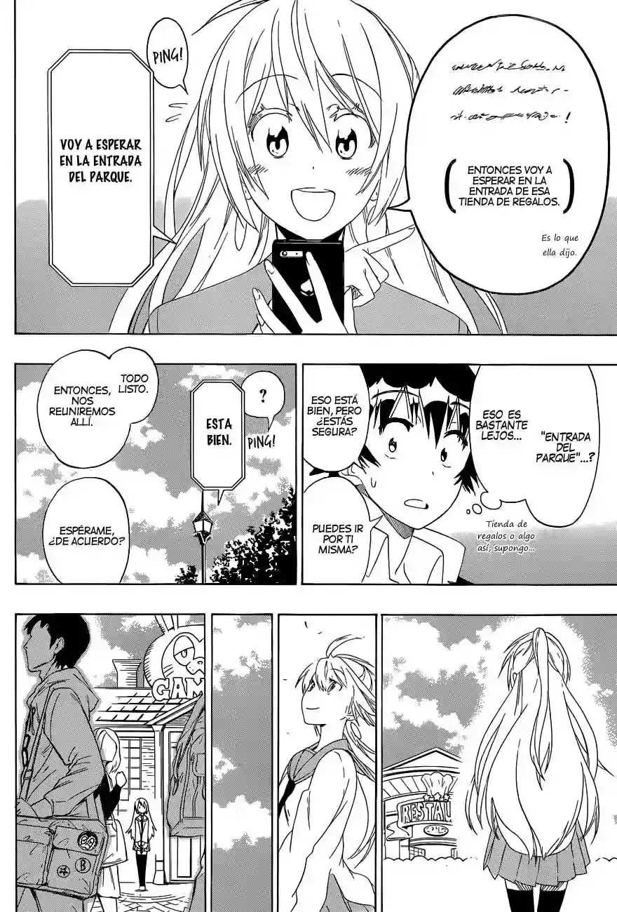 Nisekoi capítulo 136, página 17