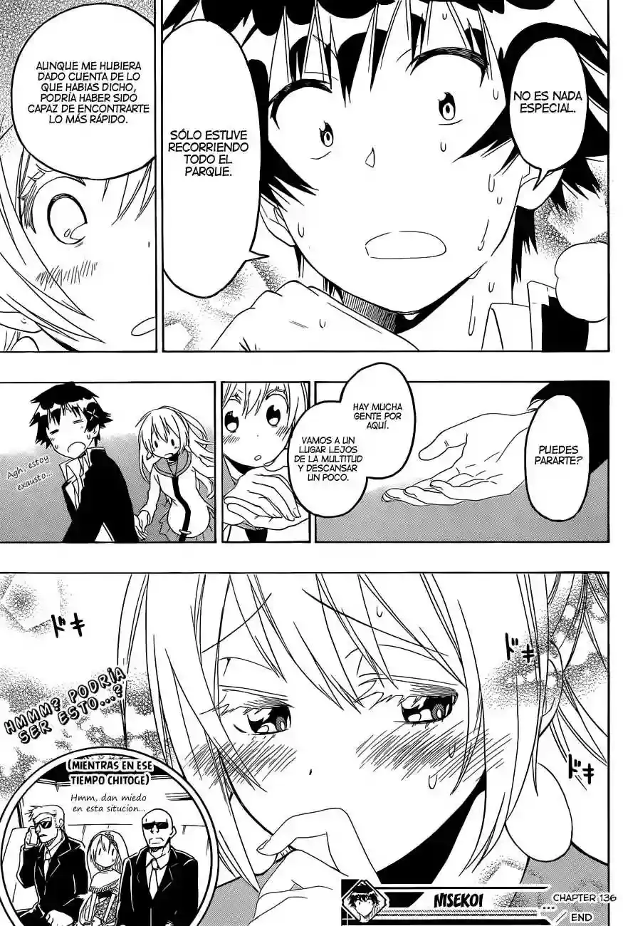Nisekoi capítulo 136, página 20