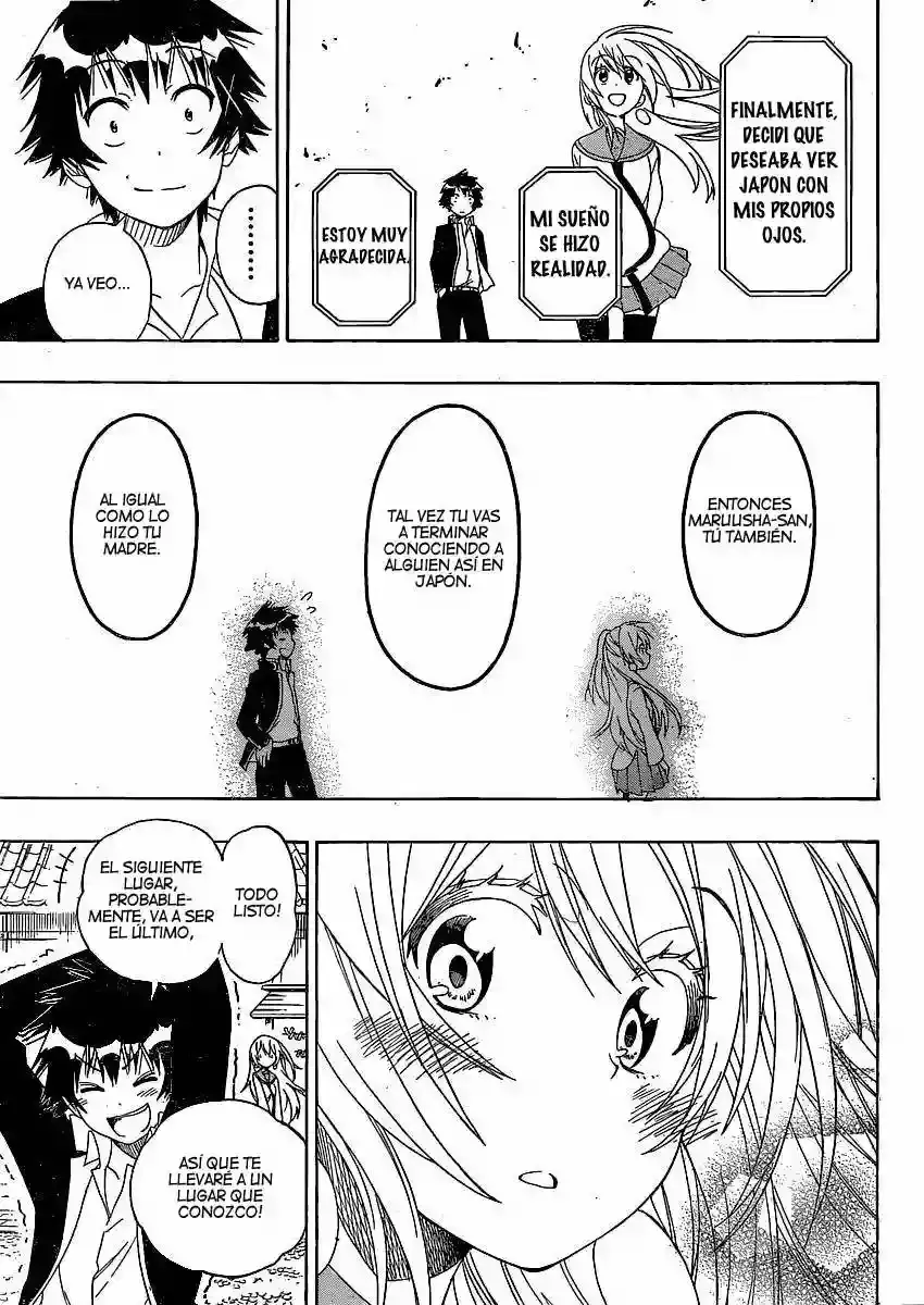 Nisekoi capítulo 137, página 17