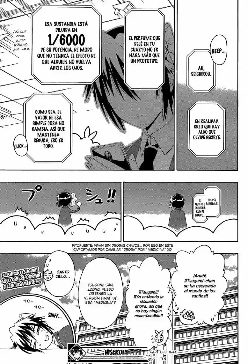Nisekoi capítulo 140, página 25