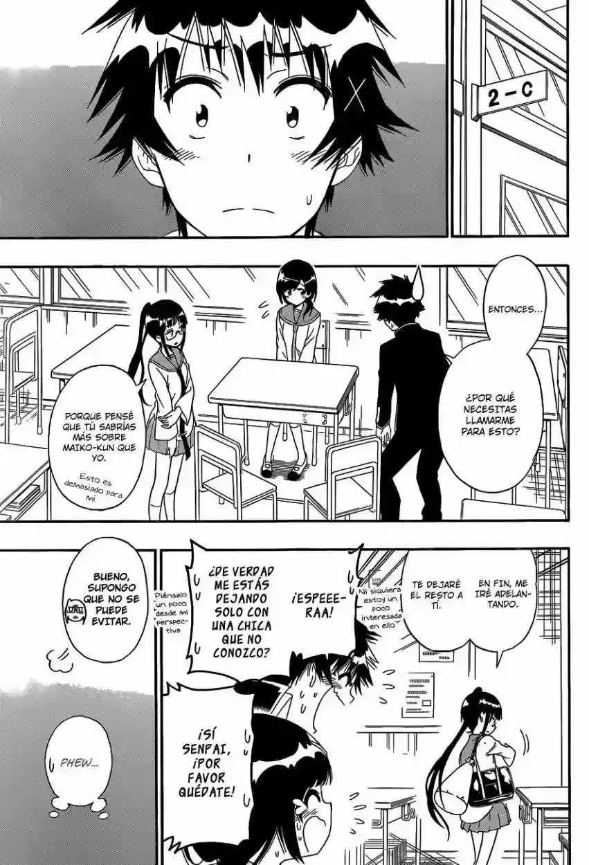 Nisekoi capítulo 141, página 9