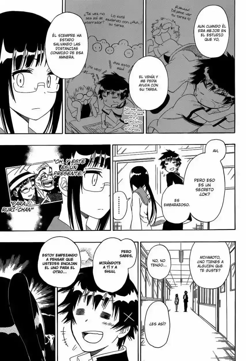 Nisekoi capítulo 141, página 15