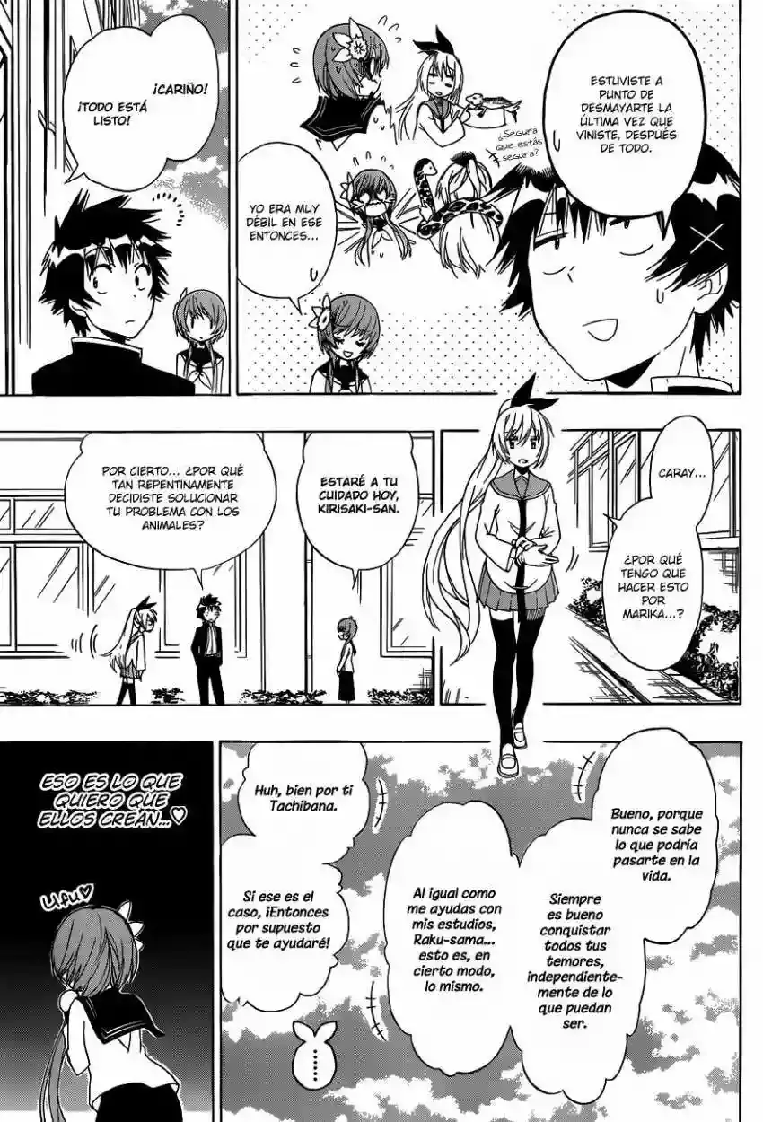 Nisekoi capítulo 142, página 7