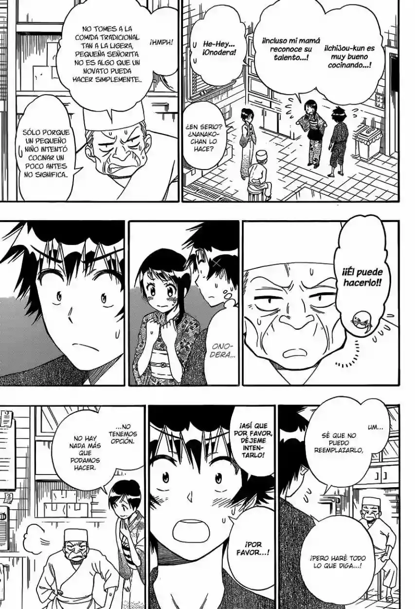 Nisekoi capítulo 143, página 17