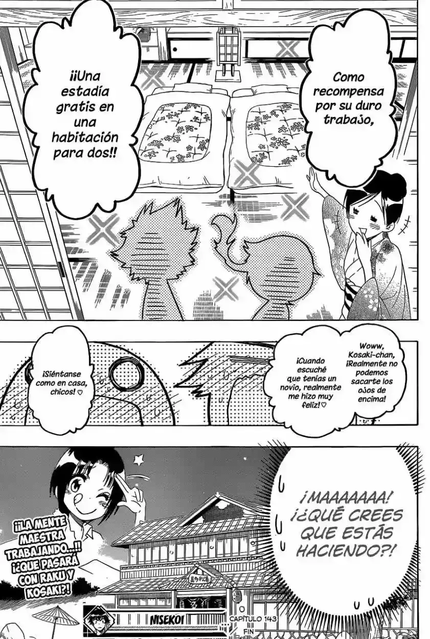 Nisekoi capítulo 143, página 23