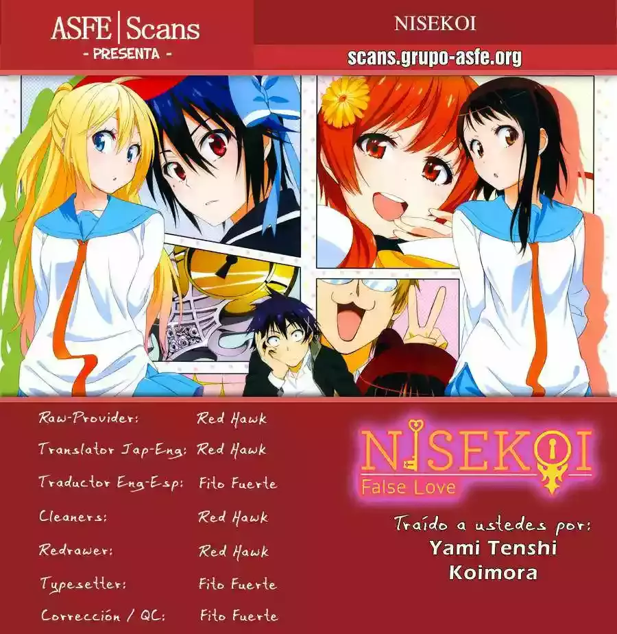 Nisekoi capítulo 144, página 2