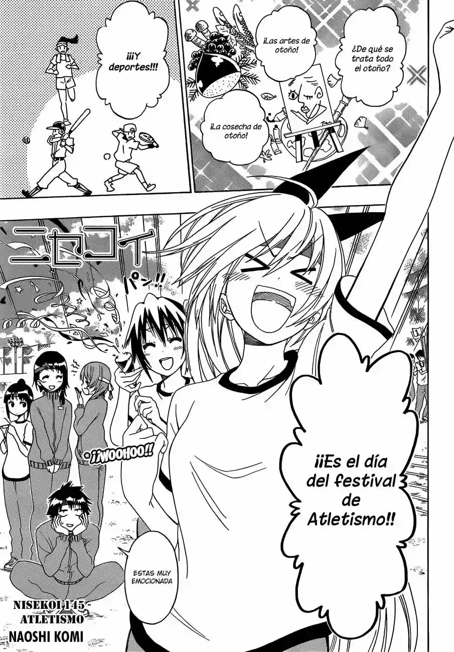 Nisekoi capítulo 145, página 5