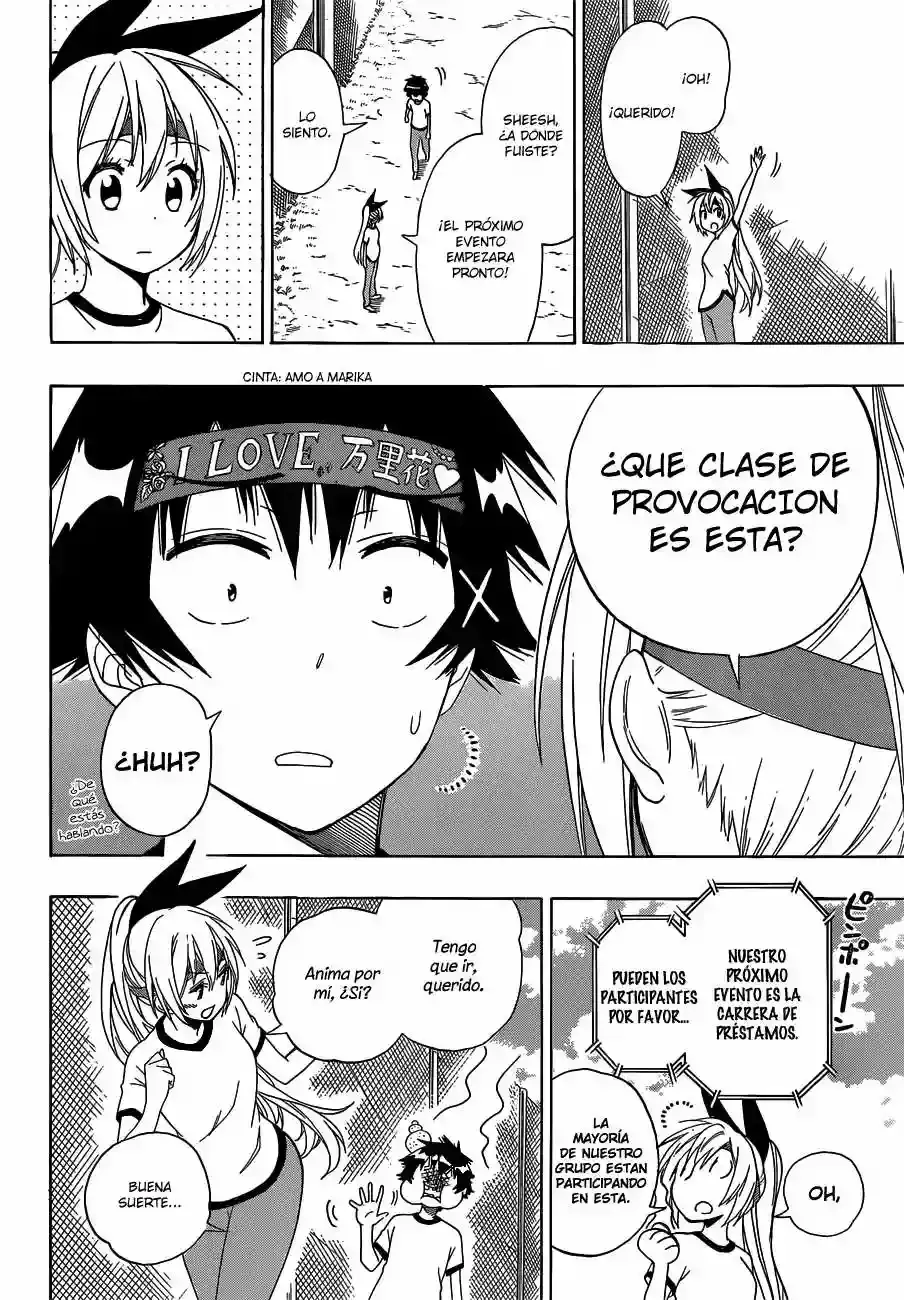 Nisekoi capítulo 145, página 18