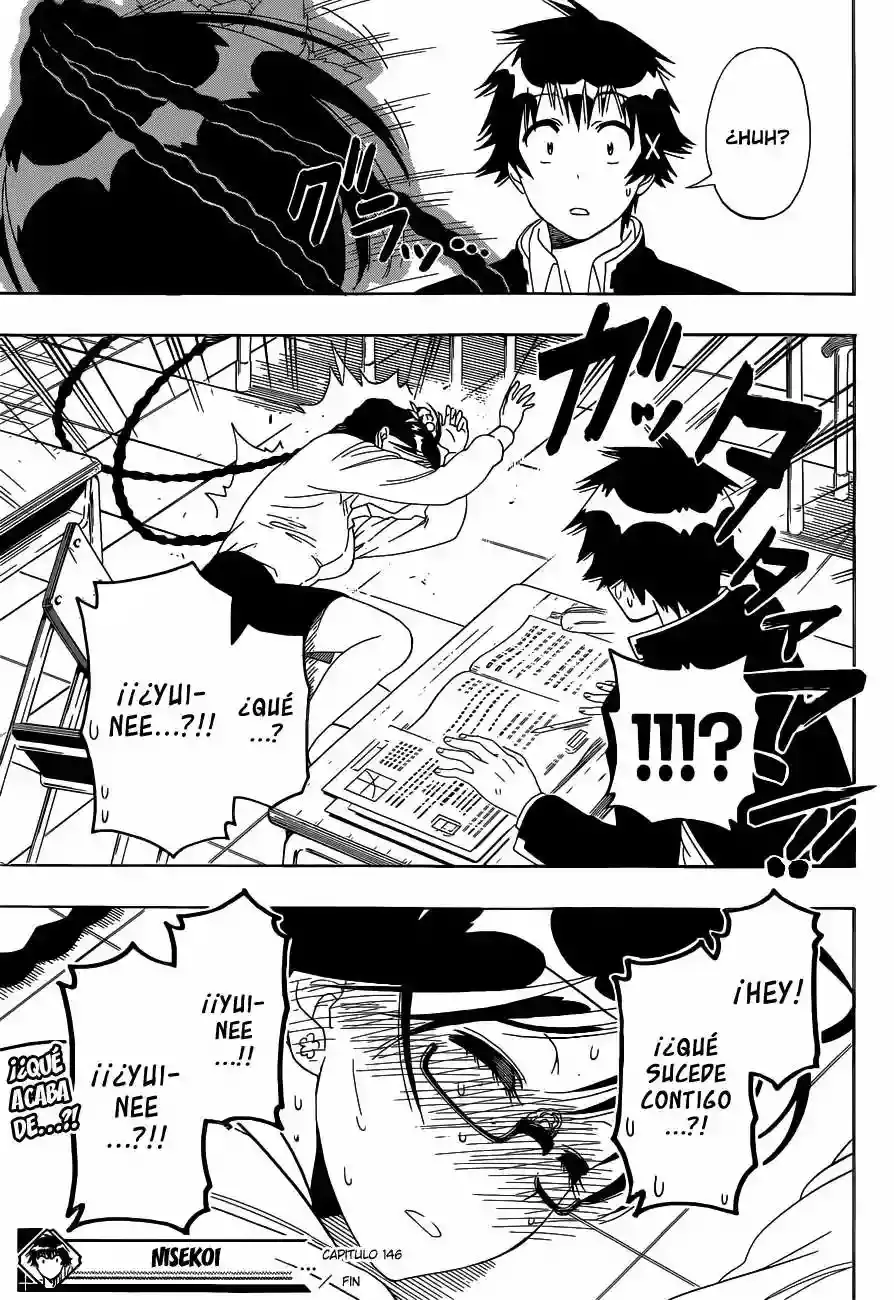 Nisekoi capítulo 146, página 22