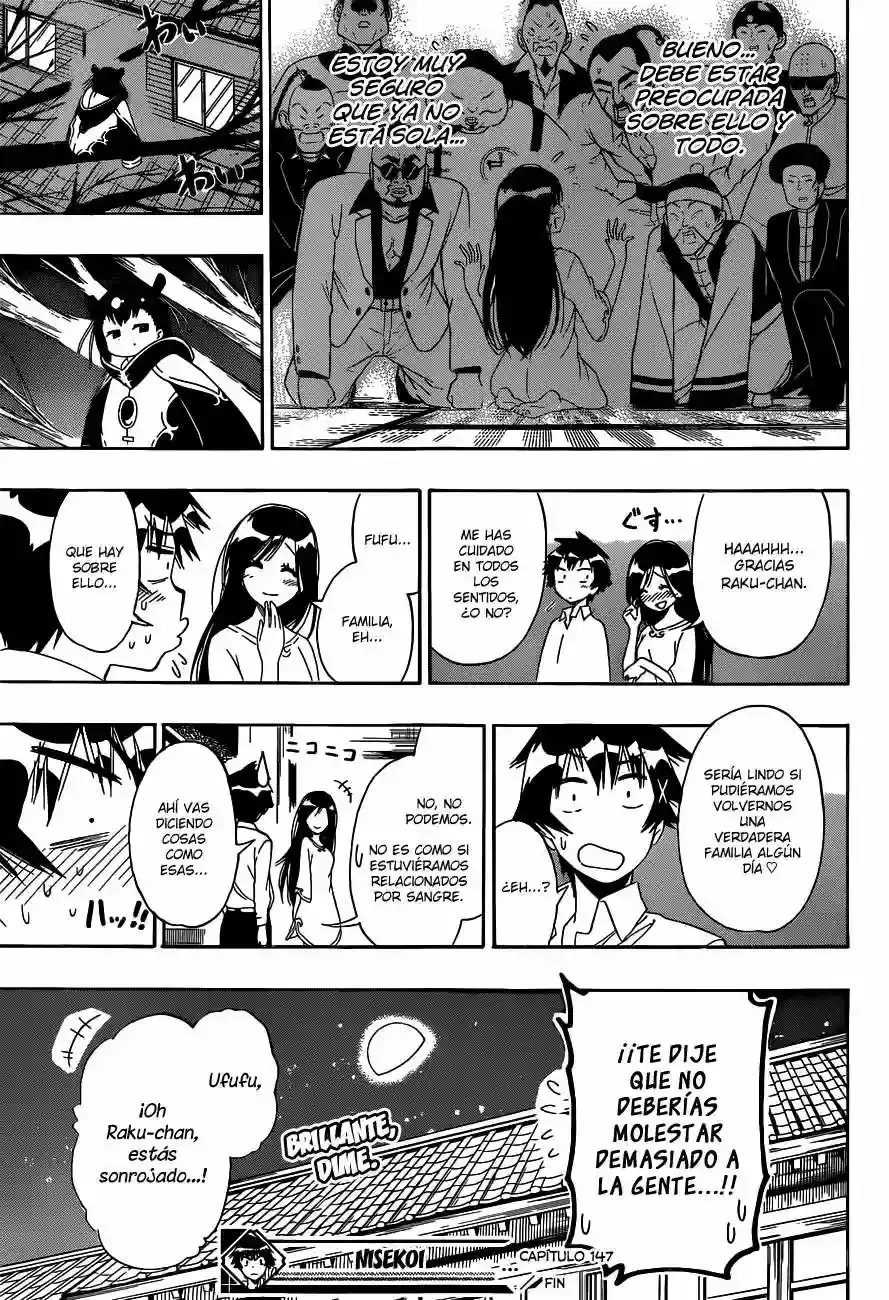 Nisekoi capítulo 147, página 21