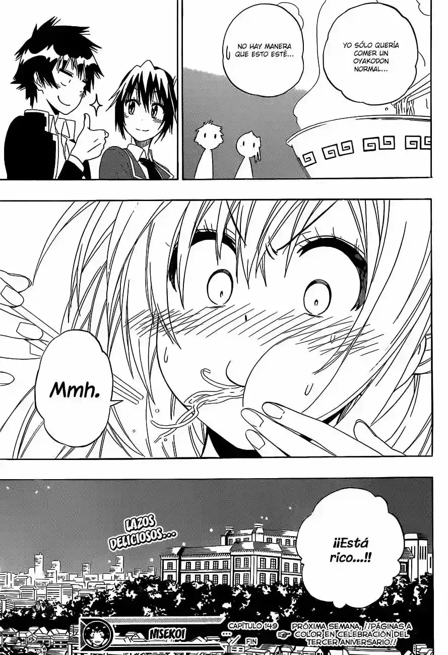Nisekoi capítulo 149, página 23