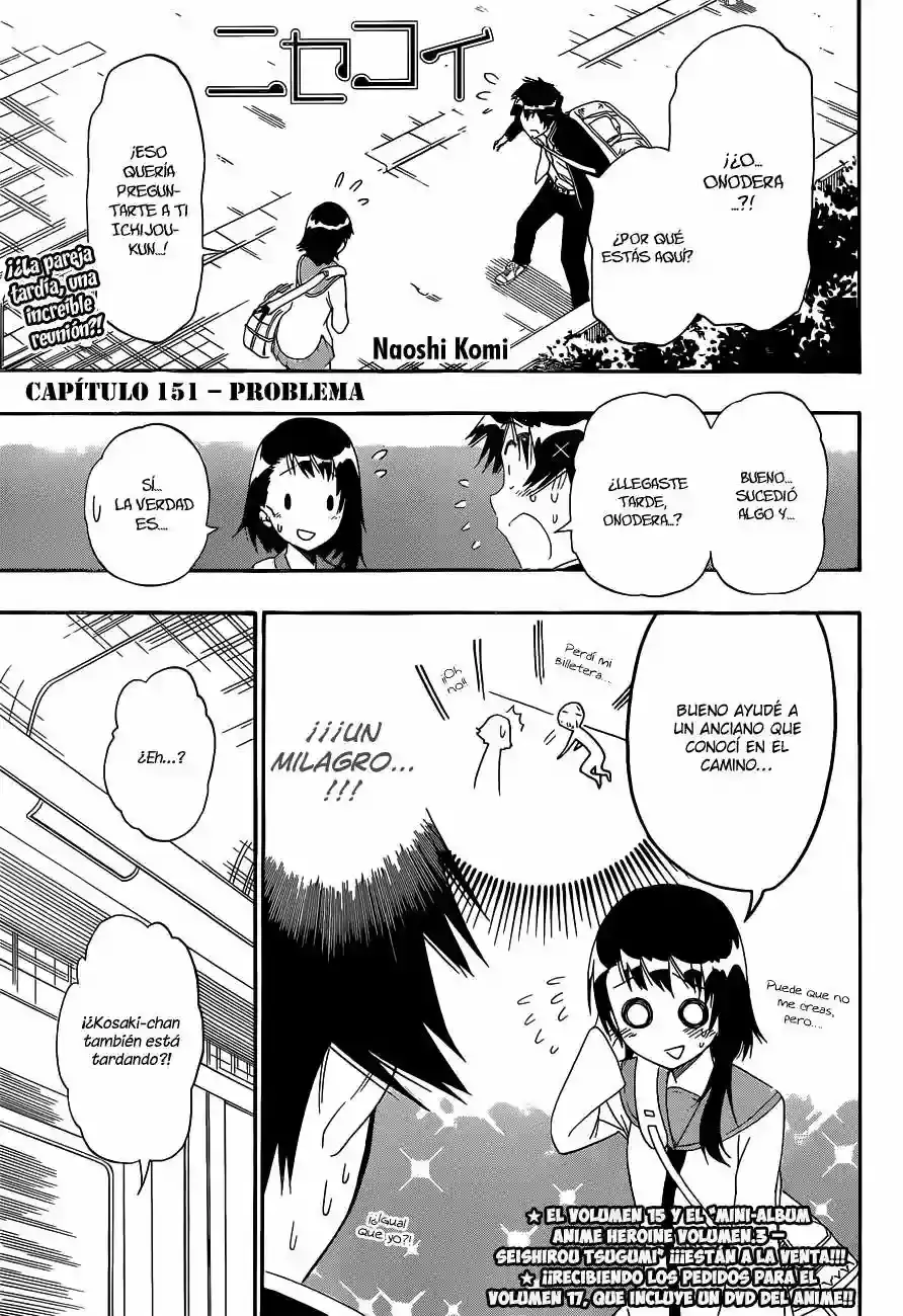 Nisekoi capítulo 151, página 5