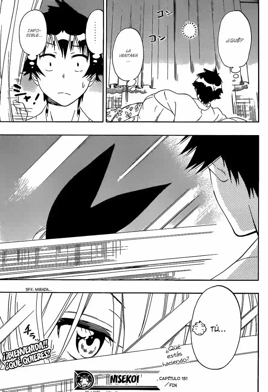 Nisekoi capítulo 151, página 23