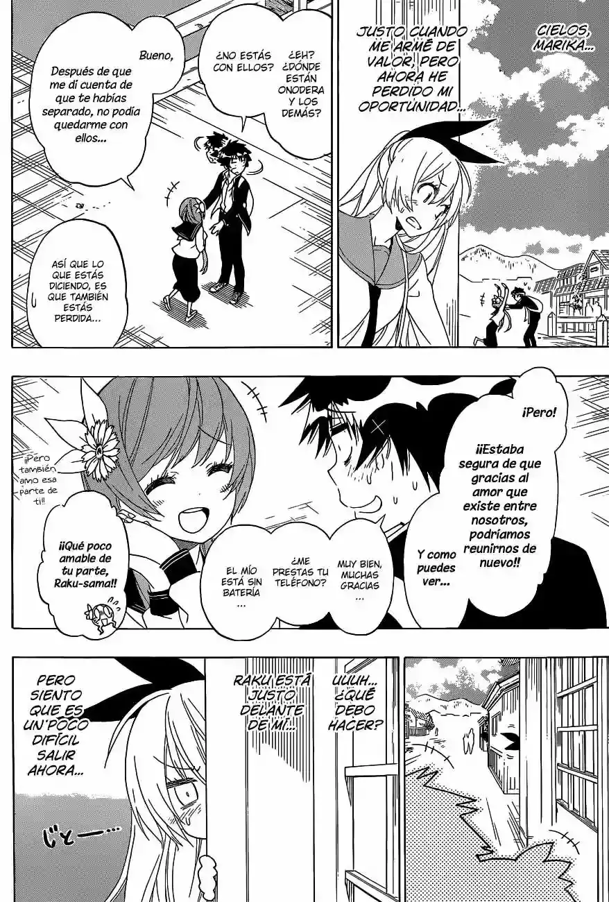 Nisekoi capítulo 154, página 8
