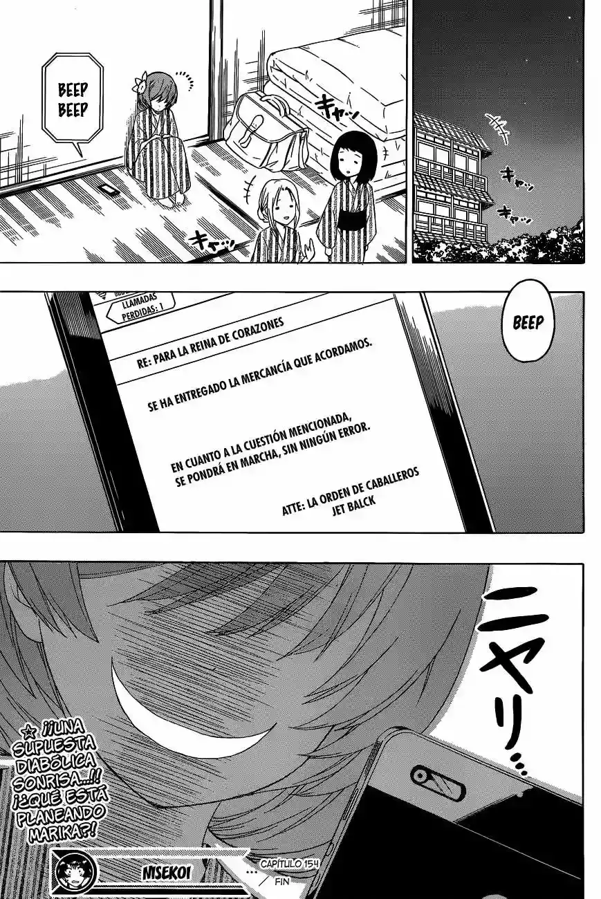 Nisekoi capítulo 154, página 23