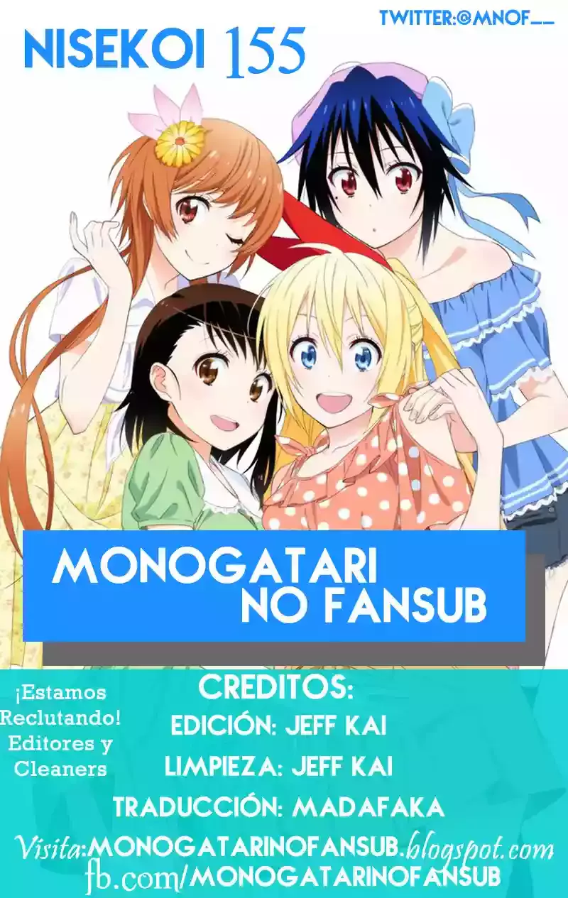 Nisekoi capítulo 155, página 1