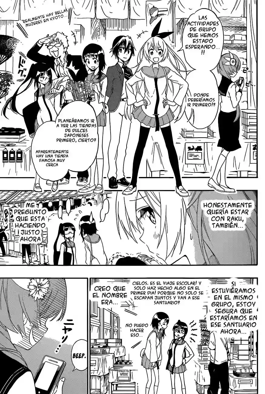 Nisekoi capítulo 155, página 4