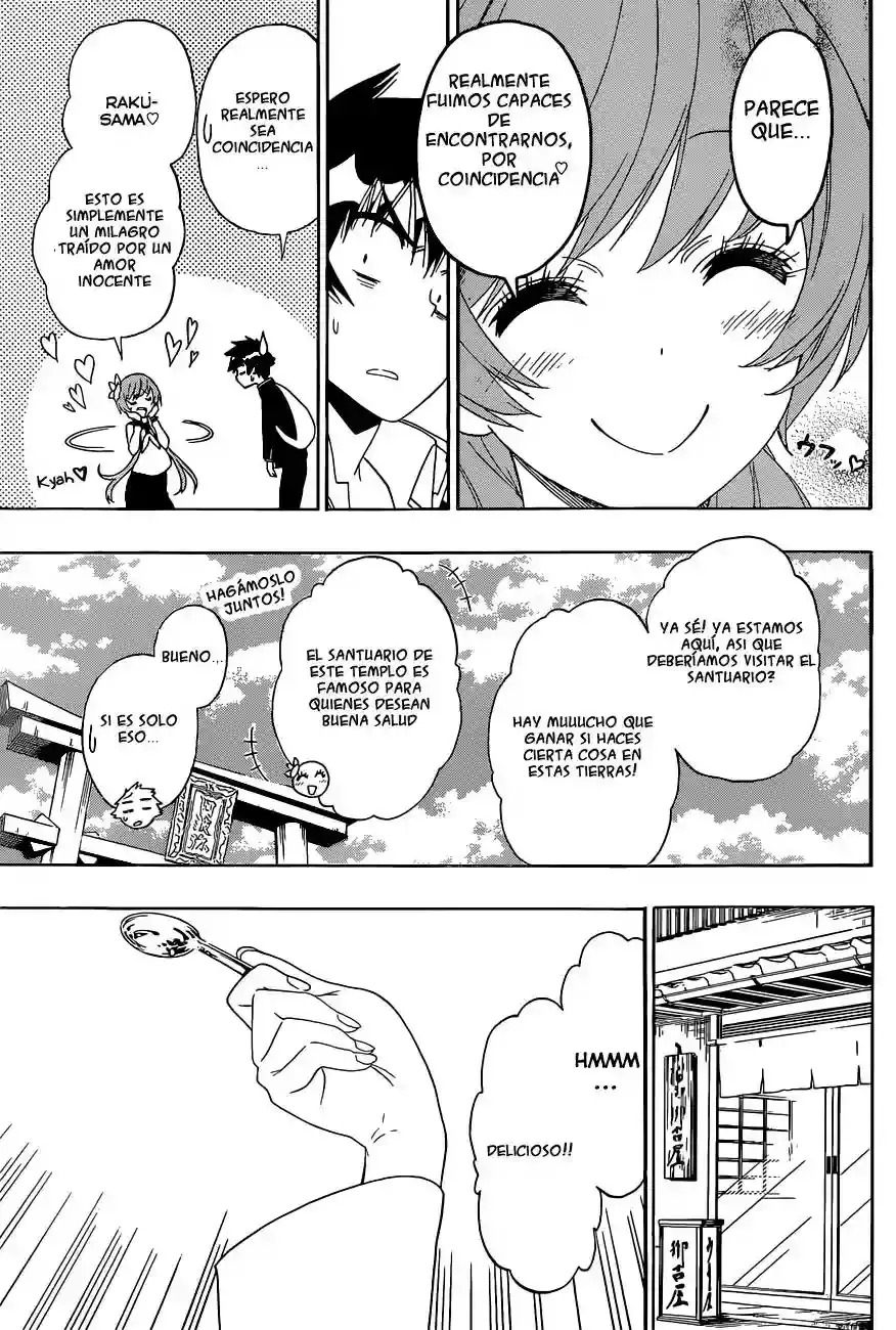 Nisekoi capítulo 155, página 8