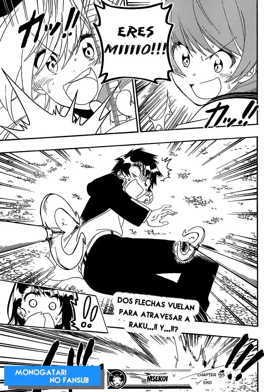Nisekoi capítulo 155, página 20