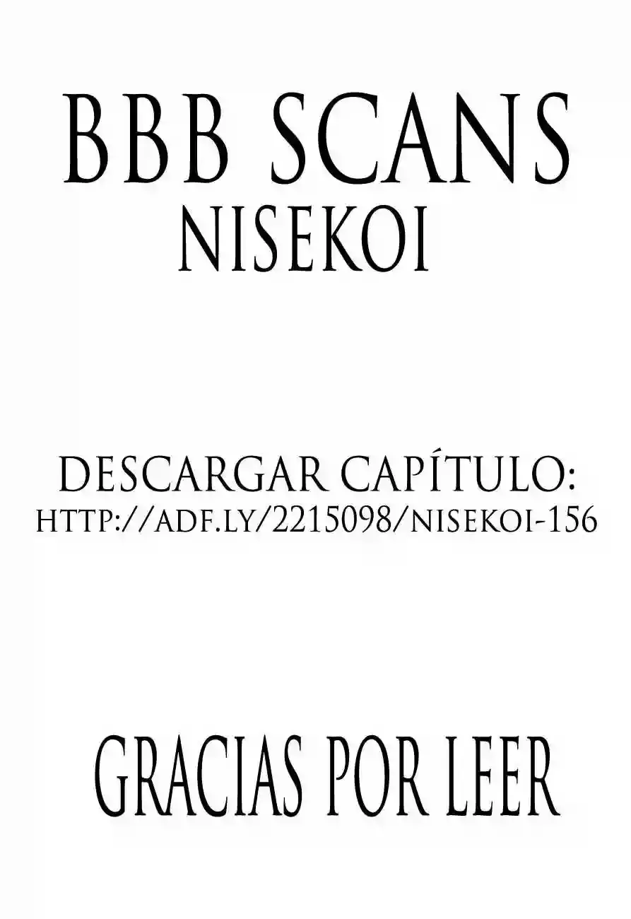 Nisekoi capítulo 156, página 20