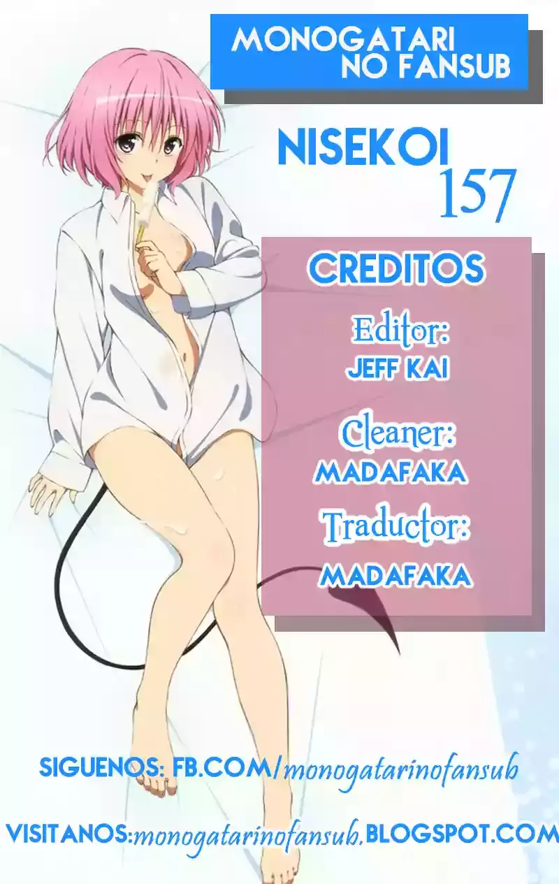 Nisekoi capítulo 157, página 1