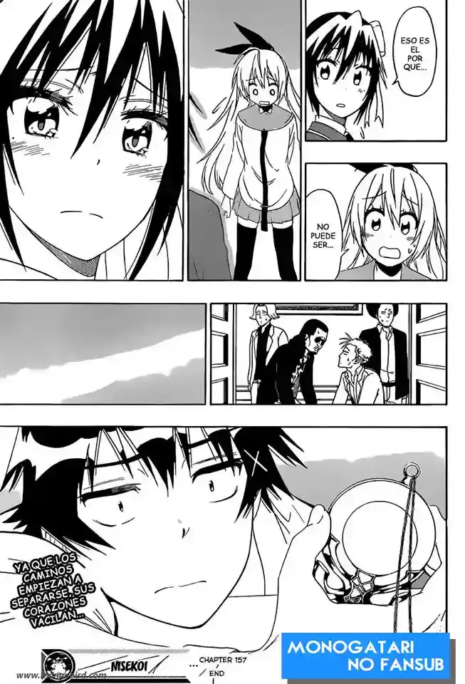Nisekoi capítulo 157, página 21