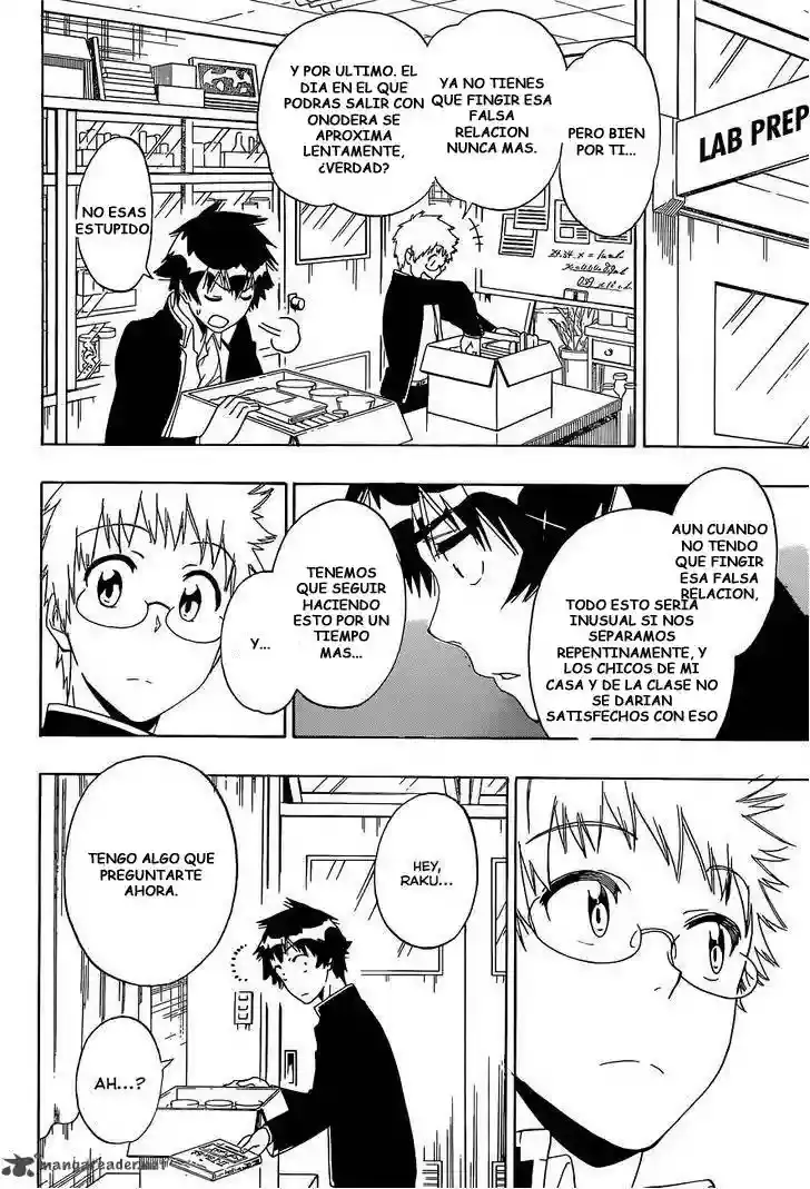 Nisekoi capítulo 158, página 19