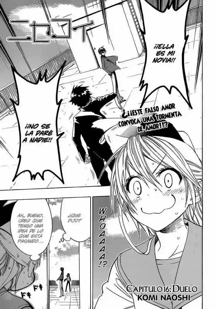 Nisekoi capítulo 16, página 2