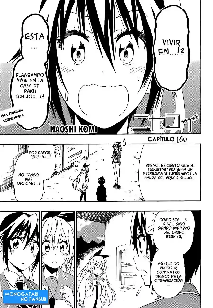 Nisekoi capítulo 160, página 2