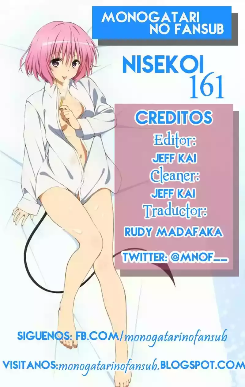 Nisekoi capítulo 161, página 1