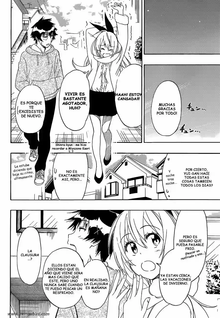 Nisekoi capítulo 164, página 5