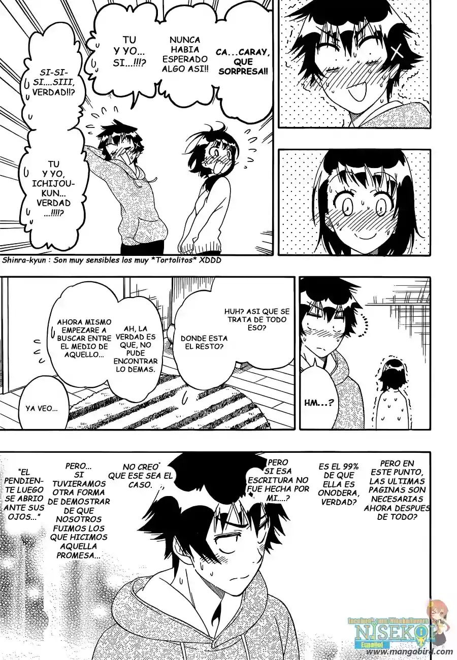Nisekoi capítulo 164, página 16