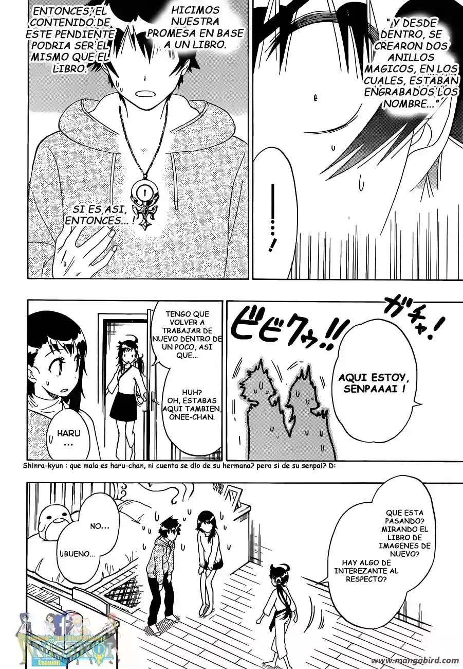 Nisekoi capítulo 164, página 17