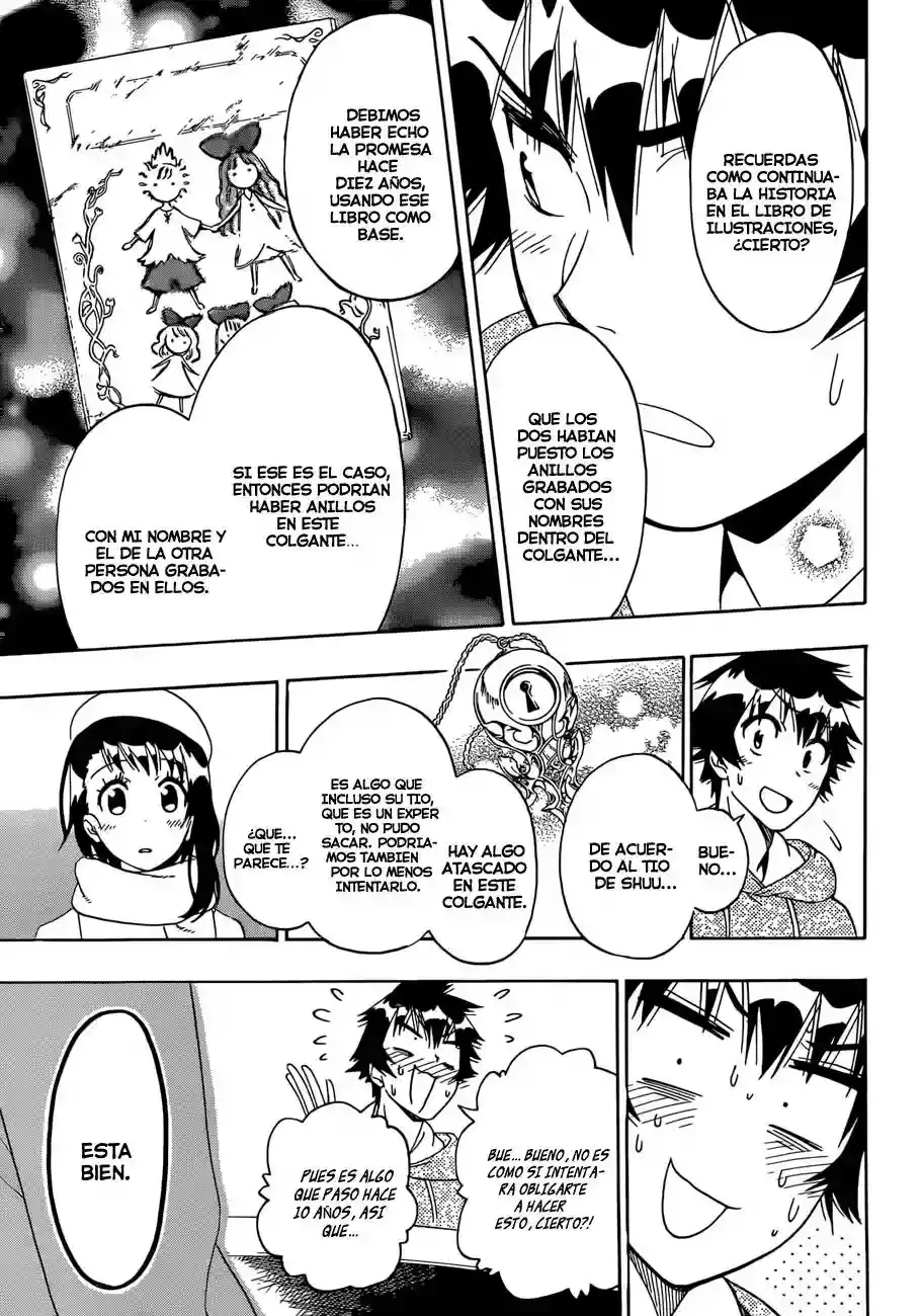 Nisekoi capítulo 165, página 17