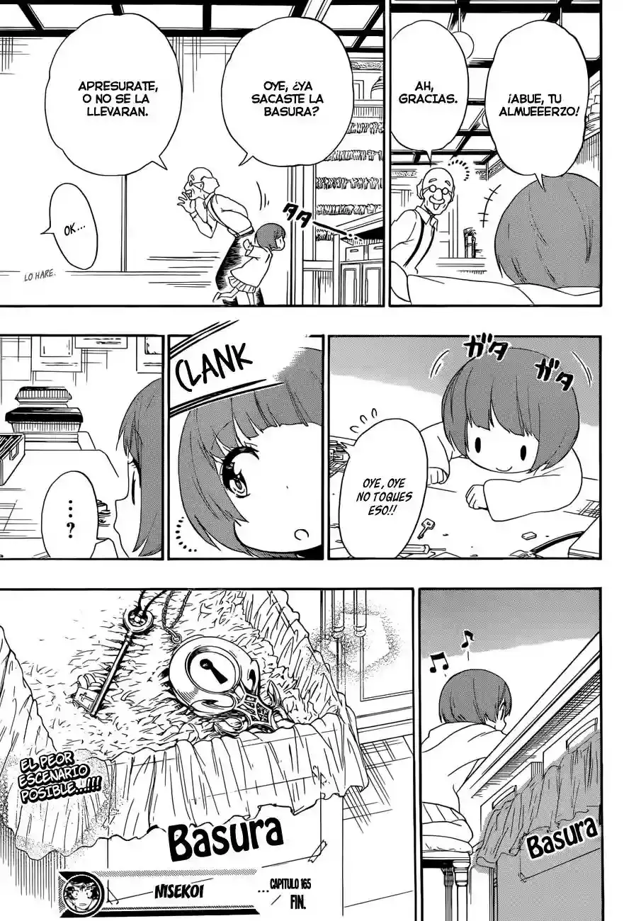 Nisekoi capítulo 165, página 21