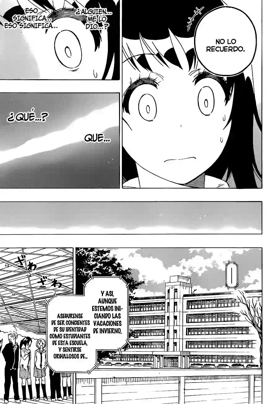 Nisekoi capítulo 168, página 17