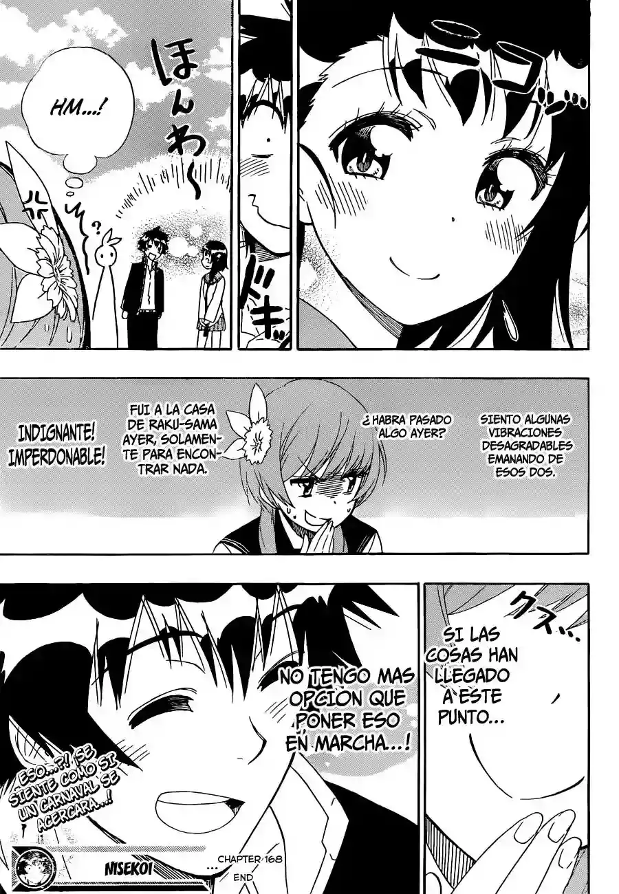 Nisekoi capítulo 168, página 21