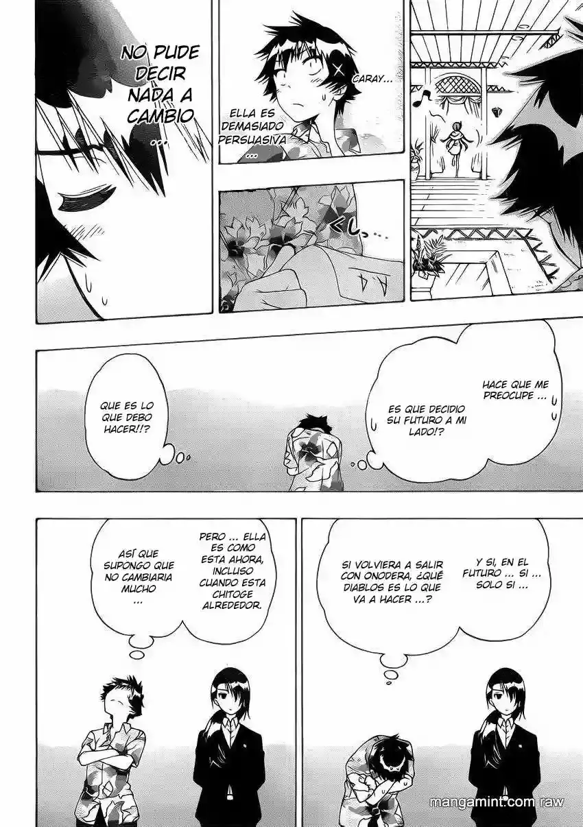 Nisekoi capítulo 169, página 17