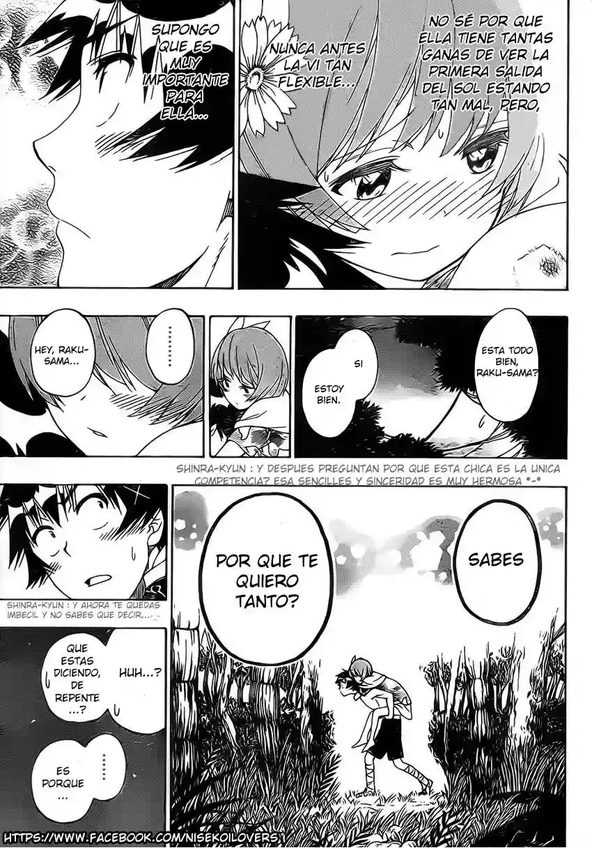 Nisekoi capítulo 171, página 12