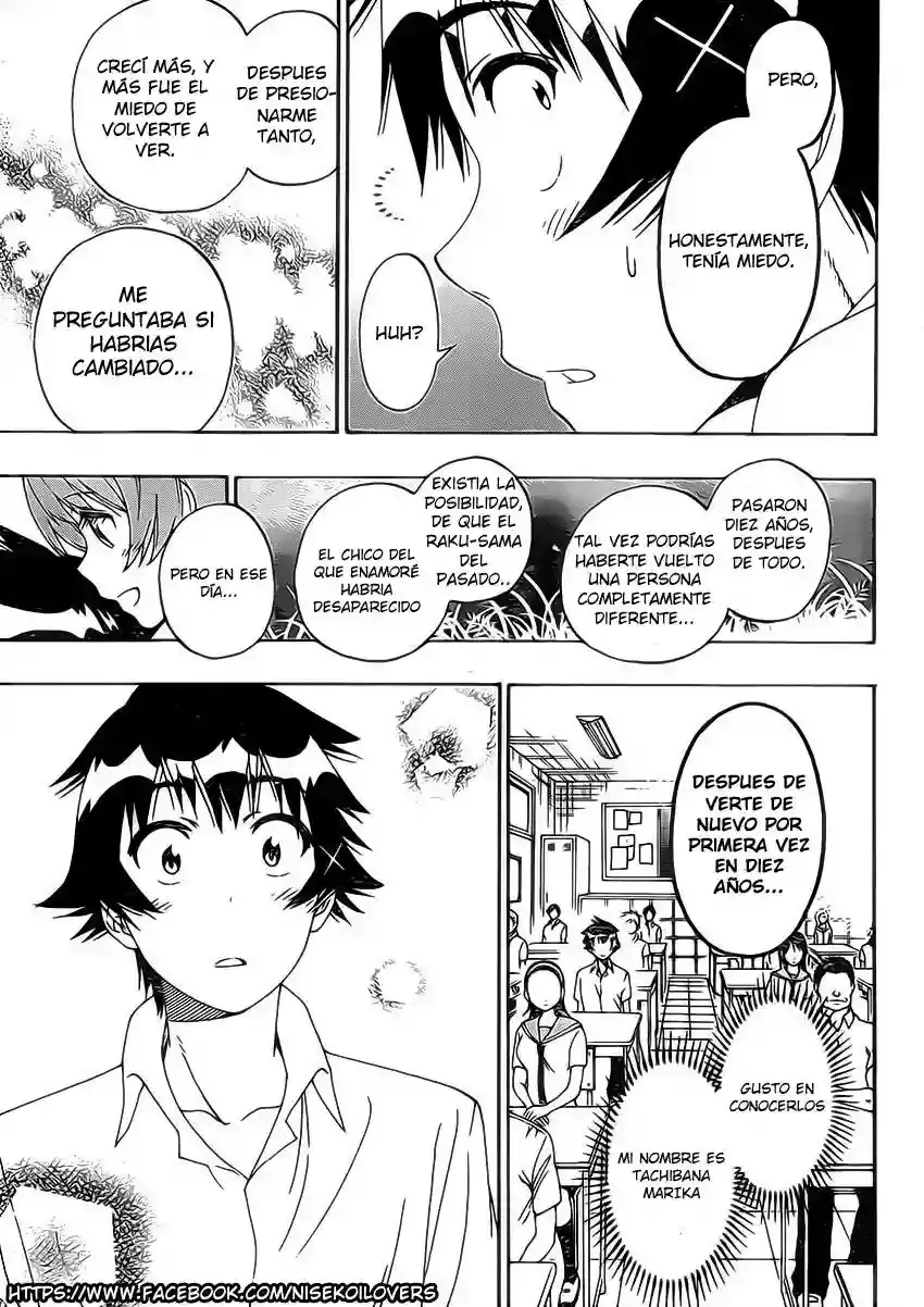 Nisekoi capítulo 171, página 14