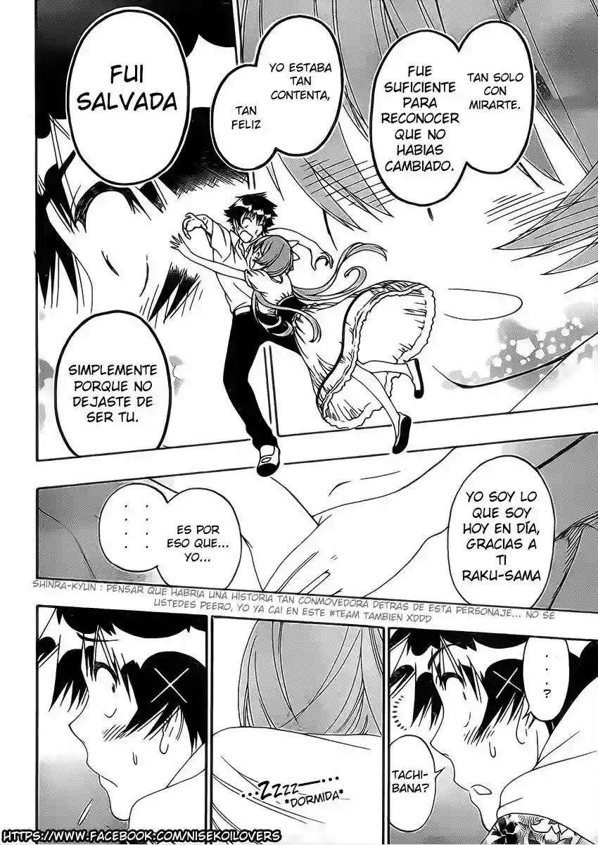 Nisekoi capítulo 171, página 15