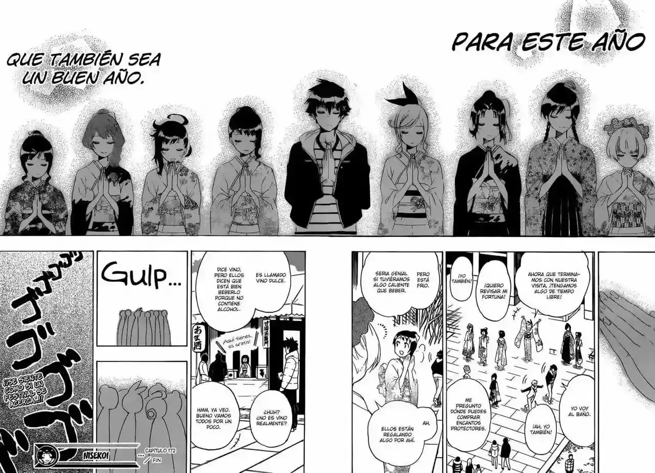 Nisekoi capítulo 172, página 21