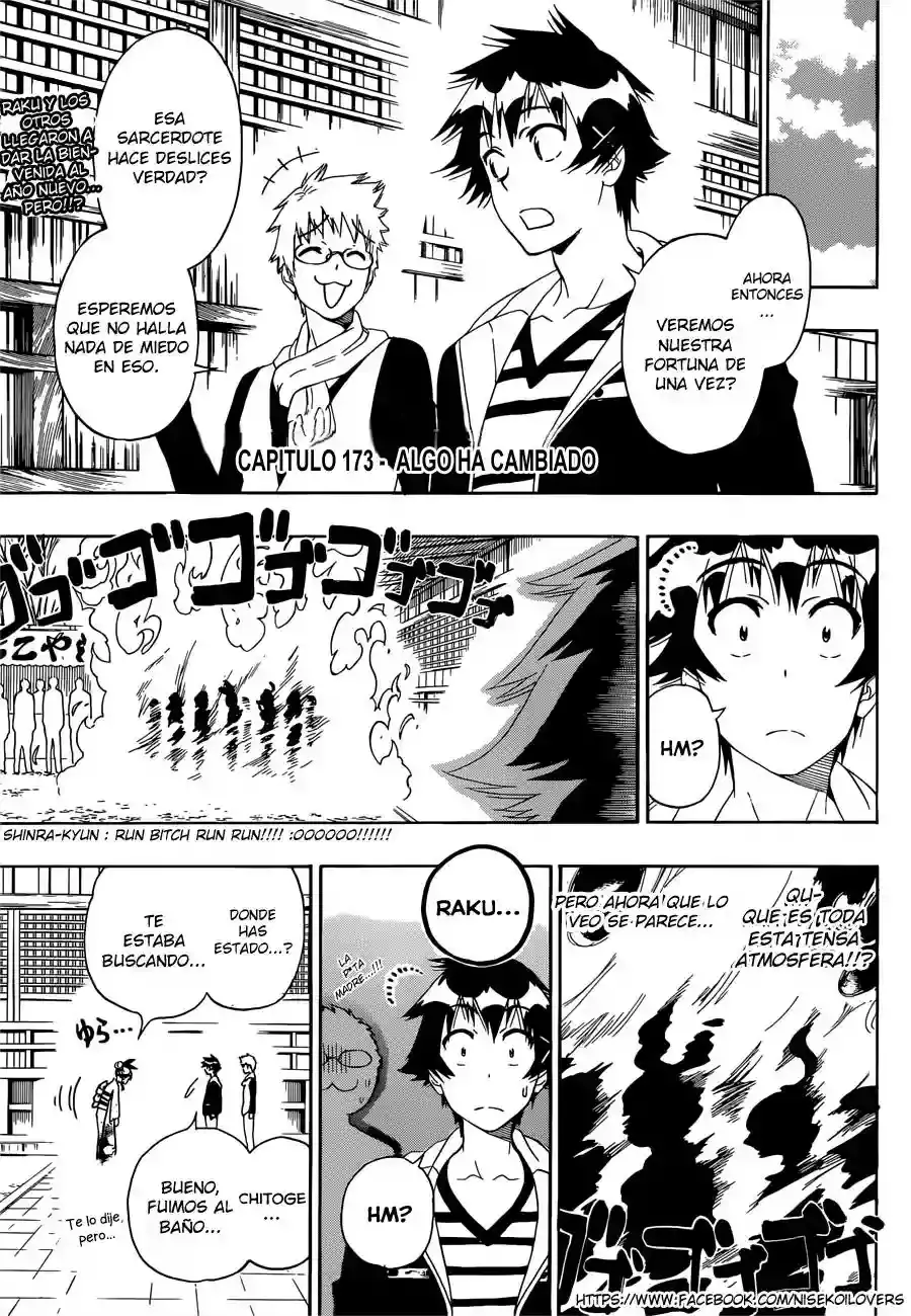 Nisekoi capítulo 173, página 5