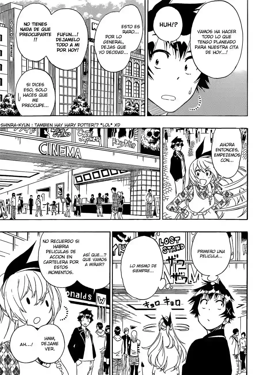 Nisekoi capítulo 174, página 4