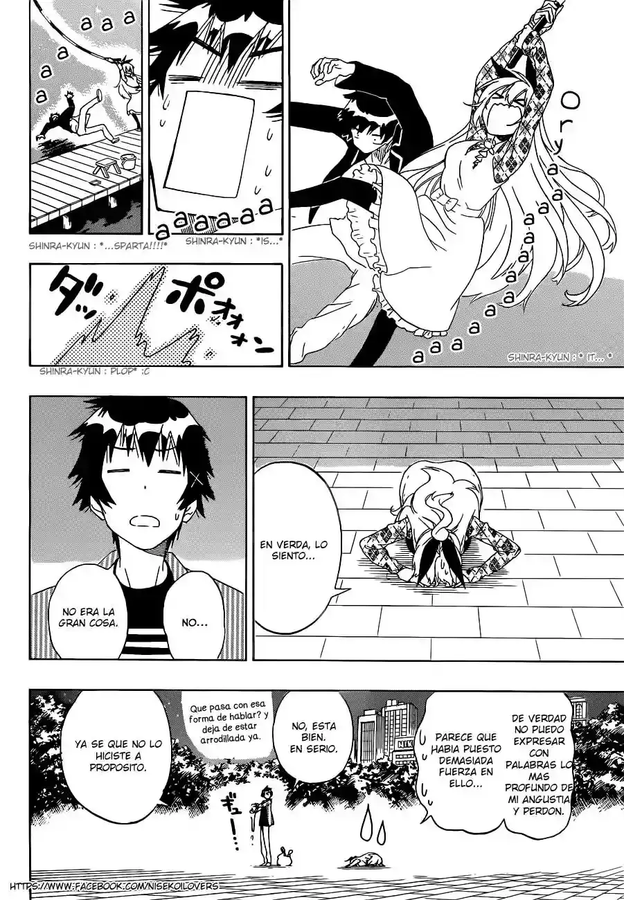 Nisekoi capítulo 174, página 15