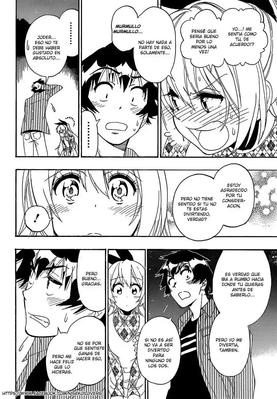 Nisekoi capítulo 174, página 17